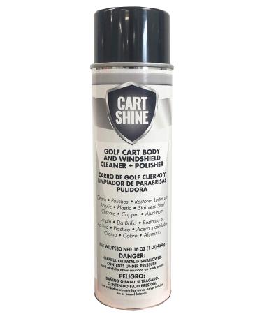 Club Clean Cart Shine - Cleaner for Golf Carts, ATV's, Motorcycles, Tires, Canopys, and More!