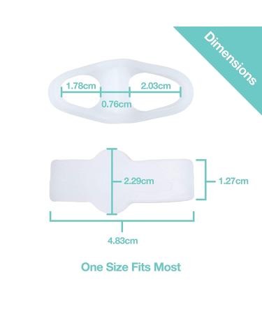 ZenToes Toe Separators - Pack of 4 Soft Gel Bunion Correctors with 2 Loops | White Gel - Buy Online on GoSupps.com