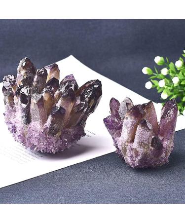Room Decoration Natural Amethyst Cluster Quartz Crystal Rock Stone Purple Specimen Natural Rregular ShapeStone Home Decor 1PC for (Color : Amethyst Cluster Size : 500 600g) 500 600g Amethyst Cluster - Buy Online on GoSupps.com