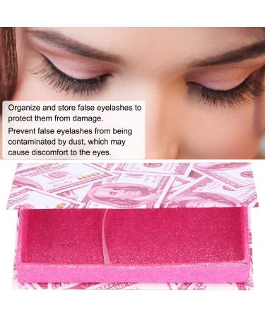 2pcs Pack of Pink False Eyelashes with Magnetic Storage Boxes | Empty Eyelash Organizer for Easy Travel & Display - Buy Online on GoSupps.com