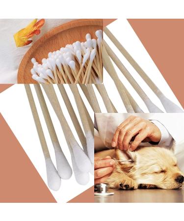 Organic Bamboo Cotton Swabs 200-Pack - Biodegradable Double Round Tipped Q-Tips for Ears & Makeup - Natural & Eco-Friendly - Buy Online on GoSupps.com