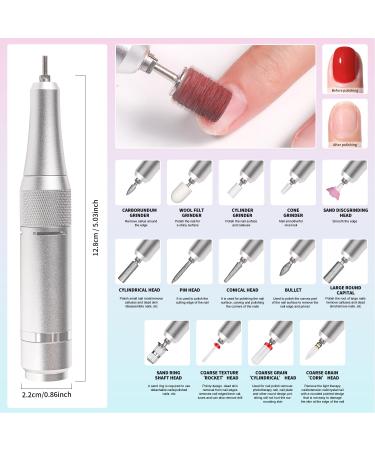LimeGirl Electric Nail Drill - Professional Acrylic Nail Kit Portable 13-in-1 Polishing Set 45000RPM - 2024 Upgrade (Pink) | Ship Internationally - Buy Online on GoSupps.com