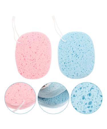 FRCOLOR 16 Pcs Exfoliating Bath Sponges for Cleansing & Scrubbing | PVA Loofah with Lanyard - Ideal for Face & Baby Care | International Shipping Available - Buy Online on GoSupps.com