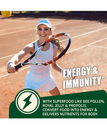 LILICARE Digestive Health & Weight Bee Pollen Organic 1000mg, w/Probiotics, Prebiotics & Turmeric, Bee Pollen Gummies Rich in B-Vitamin, Antioxidants, Amino Acids, for Digestive, Weight & Energy - Buy Online on GoSupps.com
