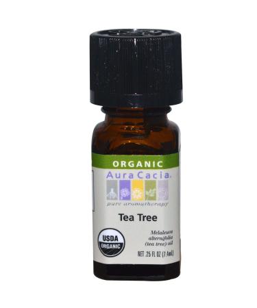 Aura Cacia Organic Tea Tree 0.25 fl oz (7.4 ml)