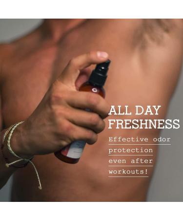 Deozein Zest Natural Spray Deodorant | Paraben and Baking Soda Free | Non-Toxic Odor Control for Men, Women, Teens | 4.46 Fl Oz - Buy Online on GoSupps.com