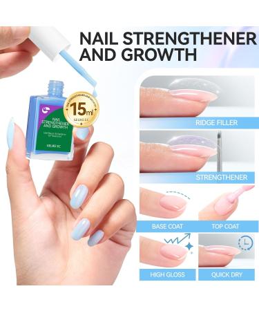 Gelike ec Nail hardener growth nail groove filler blue - Buy Online on GoSupps.com
