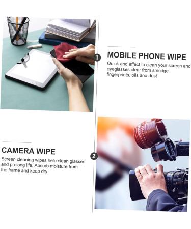 Healifty 48 Pcs Microfiber Cleaning Cloth Set for Glasses Screens & Windows Ultimate Eyeglasses & Watch Cleaning Wipes - Buy Online on GoSupps.com