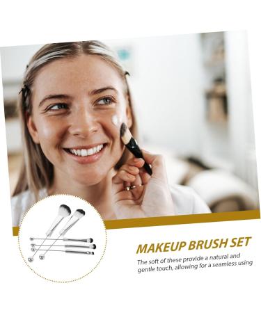 FOMIYES 1 Set Makeup Brush Set Blush Brush Foundation Brush Female Makeup Eye Shadow Brush Eye Brush for Makeup Women Makeup Brush Eye Makeup Face Makeup Brush Miss Eyes Tool Brush 15.50X2.00X1.00CM Silver - Buy Online on GoSupps.com