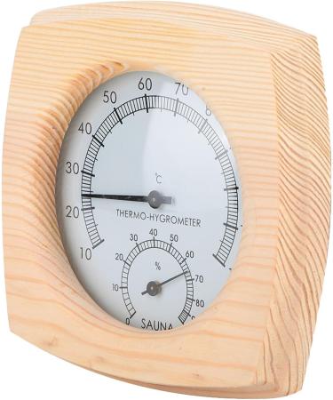 Buy Sauna Accessories: 5.19 Wood Digital Thermometer & Hygrometer - Perfect Humidity & Temperature Control - Buy Online on GoSupps.com