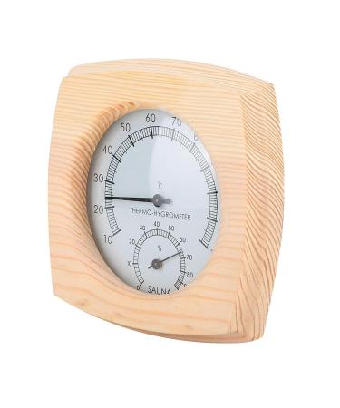 Digital Sauna Space Thermometer Hygrometer | Accurate Humidity & Temperature Display | Durable Wood | Perfect for Sauna & Bathroom - Buy Online on GoSupps.com