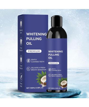Oil Pulling Mouthwash for Teeth and Gums - 100ml with Tongue Scraper Daily Use Morning Evening Bedtime After Meals - Home Travel Morning Evening Sleep - Buy Online on GoSupps.com