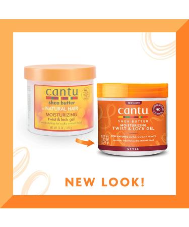 Cantu Moisturizing Twist & Lock Gel with Shea Butter 13 oz - For Natural Hair (Packaging May Vary) - Buy Online on GoSupps.com