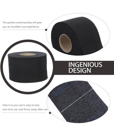 4 Rolls Haircut Neckband Neck Band for Salon Neck Strips for Hair Salon Black Neck Strips Disposable Stretchy Neck Strip Disposable Neck Strip Barber Adhesive Tape Paper Elasticity - Buy Online on GoSupps.com