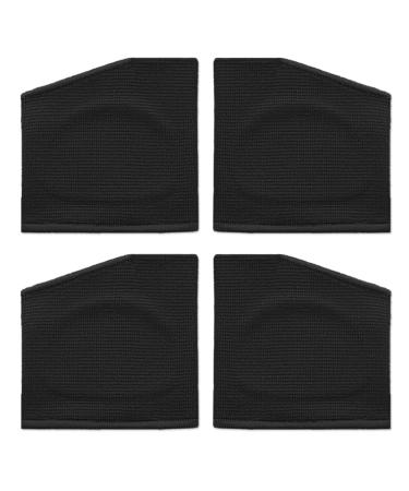 Metatarsal Pads for Men and Women-4 Pieces-Help Metatarsalgia Mortons Neuroma Calluses Blisters Diabetic Feet (Black)