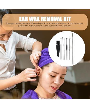iplusmile Ear Wax Removal Kit - Stainless Steel 3 Sets Ear Pick & Earwax Removal Tools with Brush and Box - Buy Online on GoSupps.com