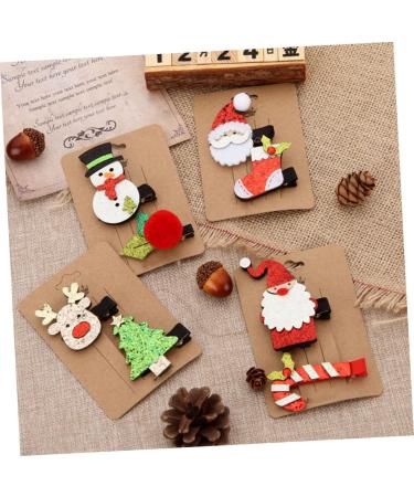 Beaupretty 24 Sets Christmas Suit Hairpin Hair Decor Hair Claw Clips for Women Ladies Hat Christmas Hair Xmas Headpiece Xmas Hair Accessories Party Hair Clips Christmas Hair Accessories Cloth - Buy Online on GoSupps.com