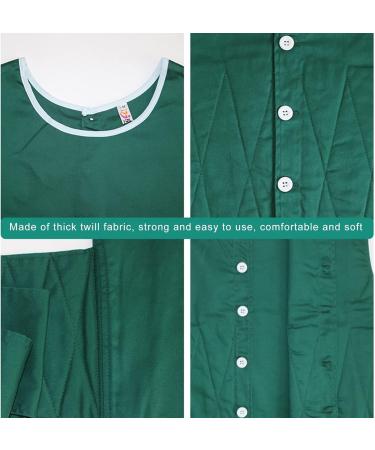 tinysiry Patient Restraint Clothing Bed-Ridden Elderly Collarless Back Buttons Long Bandage Bedridden Top Sweat-Absorbing Patients Bedridden Clothes for Rehabilitation Patients Green XL - Buy Online on GoSupps.com
