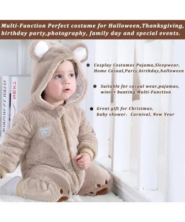 Doladola Dalmatian Animal Baby Romper | Toddler's Jumpsuit | Newborn Outfit - Beige Bear | 3-4.5 Years - Buy Online on GoSupps.com