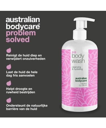 Australian Bodycare B12 Body Wash 500 ml Nourishing body wash against dry & itchy skin Deep cleansing & intensive hydration With B12 Zinc PCA & Allantoin - Buy Online on GoSupps.com