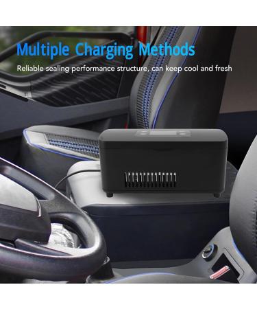 Portable Insulin Cooler & Refrigerator Box - Compact Freezer for Travel | Black US Plug - Buy Online on GoSupps.com