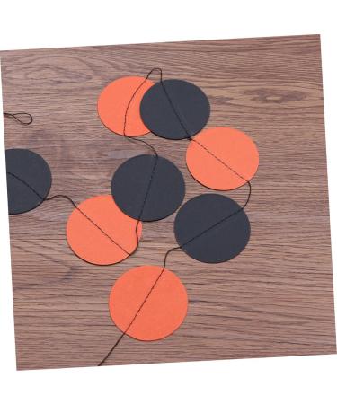 Zerodeko 3 Round Circle Hanging Banner Ceiling Wind up Robot Toy Mini Christmas Wreath Cat Key Chain Burlap Garland Material Earring Molds Devil Horn Headband Background Hanging Halloween - Buy Online on GoSupps.com