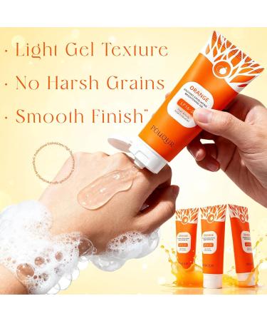 3X100ml Orange 2026 Updated Enzyme Exfoliating Gel The Orange Enzyme Exfoliating Gel Faical Scrub for Smoothing Cleaning - Buy Online on GoSupps.com