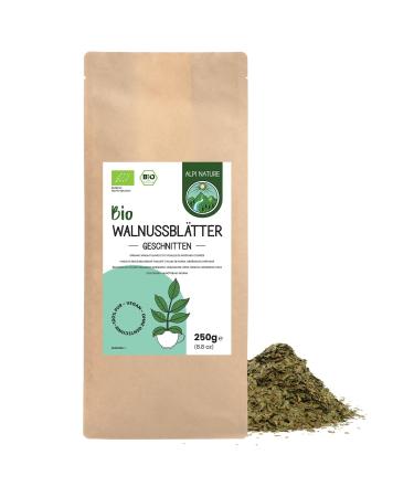 Alpi Investment OOD Walnut leaf tea BIO 250g from Alpi Nature loose tea organic walnut leaves dried and cut for preparing walnut leaf tea walnut leaf tea and herbal tea