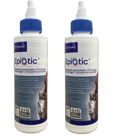 Virbac Epiotic Ear Cleaner - Twin Pack - 2 x 125 ml