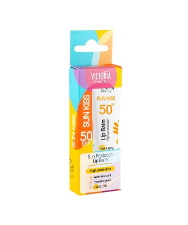 Victoria Beauty Lip Balm SPF 50 - Ultimate Sun Protection for Lips Waterproof Broad-Spectrum UVA/UVB 10ml - Buy Online on GoSupps.com