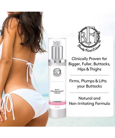 Butt Enhancement Cream - Clinically Proven Cream for Bigger Fuller Buttocks & Hips | Natural Firming & Plumping Cream for Men & Women - Buy Online on GoSupps.com