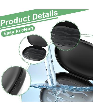 Premium Black Denture Box - Dnom Dose Prosthesis Storage Container for Stents & Prostheses - Buy Online on GoSupps.com