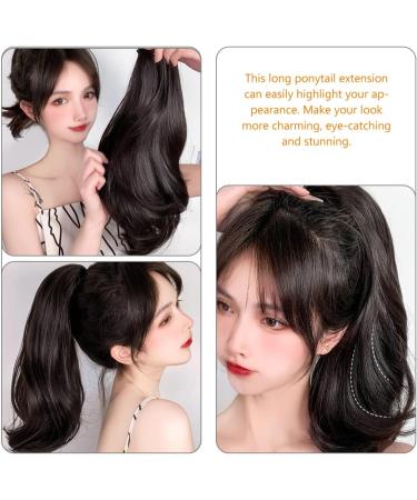 LALAFINA Curly Ponytail Wig When Darkness Loves Us Fake Hairpiece Safe to Use Curly Human Hair Wig Curly Wig Curly Hair Wig Wavy Wig Fake Ponytail Wavy Extensions Curls - Buy Online on GoSupps.com