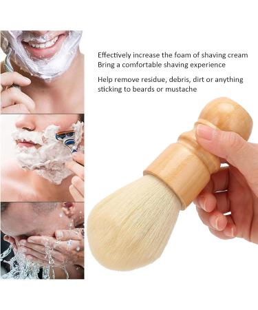 Premium Nylon Shaving Brush for Men | Professional Facial Foam & Trim Brush for Home & Salon Use - Buy Online on GoSupps.com