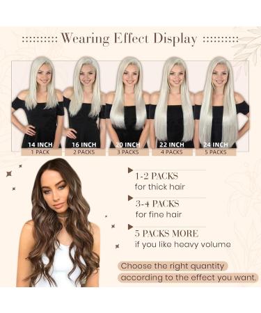 Hetto Real Hair Tape In Extensions - Blonde to Ash Brown #4/18/4 - 45cm 50g Invisible Remy Hair - Buy Online on GoSupps.com