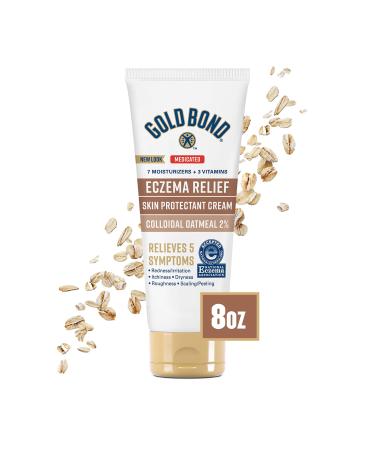 Gold Bond Ultimate Skin Protectant Cream for Eczema Relief, 2% Colloidal Oatmeal, 8 oz.