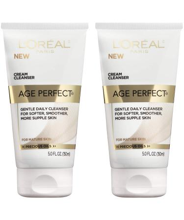 L'Oreal Paris Age Perfect Cream Cleanser 2 count 5 Fl Oz (Pack of 2)