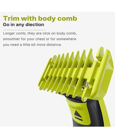 Philips Norelco Oneblade Guards 1/2/3/5 MM - Compatible with QP2520 QP2530 QP2630 - Precision Comb Replacement - Buy Online on GoSupps.com