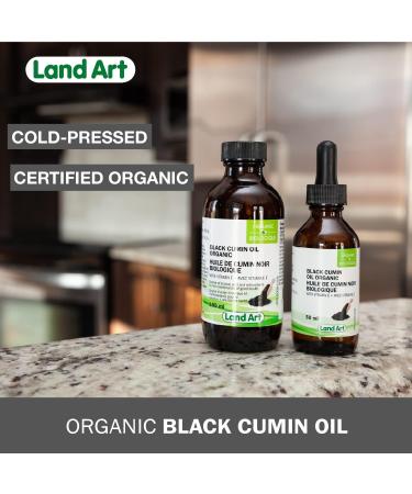 Organic Black Cumin Seed Oil - 50ml - For topical use - Cold Pressed - Vegan - Gluten Free - Made in Canada - Buy Online on GoSupps.com