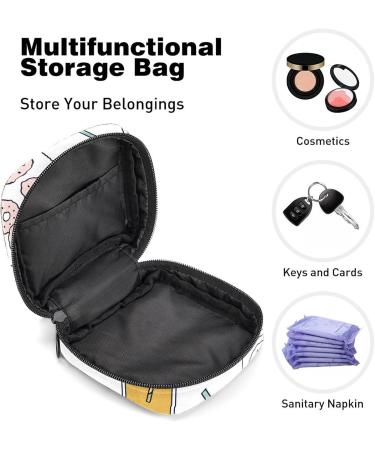 Women's Portable Period Kit Bag - Bonds Storage for Biscuits & Juice | Stylish & Functional Feminine Product Organizer - Buy Online on GoSupps.com