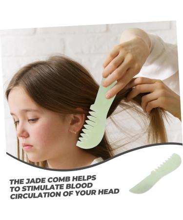 Frcolor Jade Kamm Face & Neck Massage Device - Premium Gua Sha Tools for Relaxation & Wellness - Buy Online on GoSupps.com