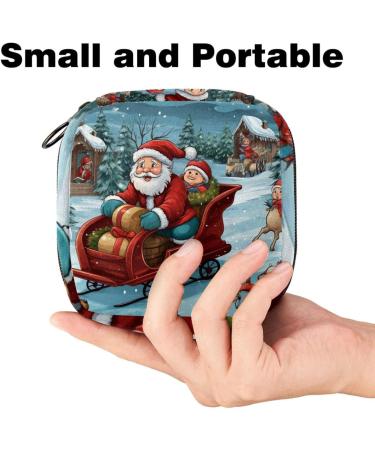 MUOOUM Men'sstrualpolster Bag Zipper - Stylish Tampon Organizer for Women & Girls - Christmas Gingerbread Design | 1 Count - Buy Online on GoSupps.com