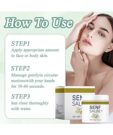 Laralily Mustard Ointment Against Cellulite - Active Mustard Ointment - Against Cellulite - Can be used for massage - Suitable for thighs arms stomach and buttocks - Buy Online on GoSupps.com