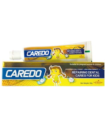 CAREDO Kids Toothpaste for Cavity, Hydroxyapatite Toothpaste Fluoride Free Toothpaste for Kids, Enamel Repair Cavity Toothpaste