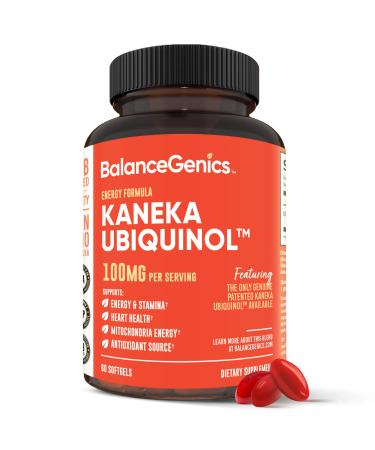 Ubiquinol 100mg | Highly Absorbable Supplement and Active Form of CoQ10 Kaneka - The Only Genuine Patented Ubiquinol Available 60 Easier to Swallow Softgels for Heart Health