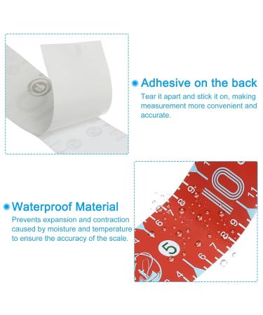PATIKIL Self Adhesive Fish Ruler - Waterproof 51 Fish Tape Measure Sticker for Boats Kayaks & Workbench - Ideal for Fishing Enthusiasts - Buy Online on GoSupps.com