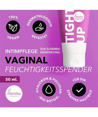 Loovara Intimate Care Cream 50ml - Tight Up | Hyaluronic Acid & Paracress - Natural Vaginal Care for External Use - Buy Online on GoSupps.com