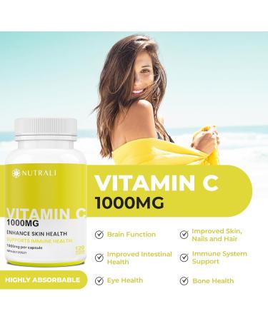 MAXIMUM POTENCY 1000mg Vitamin C Capsules Vital Immune Support Powerful Antioxidant Healthy Skin Bones and Teeth Helps Metabolize Nutrients Slow Release Vegan Gluten Free. 240 Easy to Swallow Capsules. 2 Packs 240 count (Pack of 1) - Buy Online on GoSupps.com