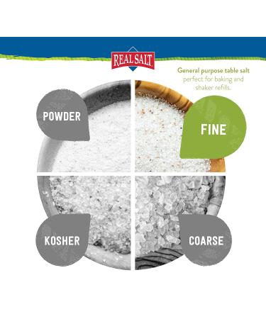 Redmond Real Sea Salt - Natural Unrefined Fine Salt, 10lb Bucket | Gluten-Free - Buy Online on GoSupps.com