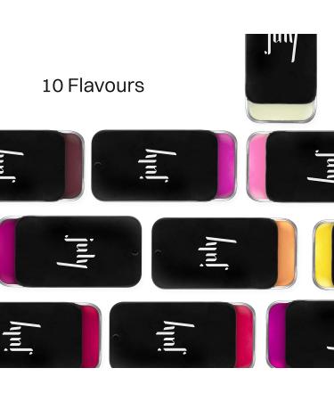 July Butterscotch Bar Lip Balm - 24HR Moisturization SPF 15 Hydrating Jojoba & Almond Oil for Dry Lips - 10g Unisex - Buy Online on GoSupps.com